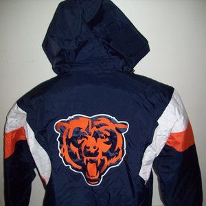 CHICAGO BEARS STARTER NFL Hooded Jacket 3X 5X